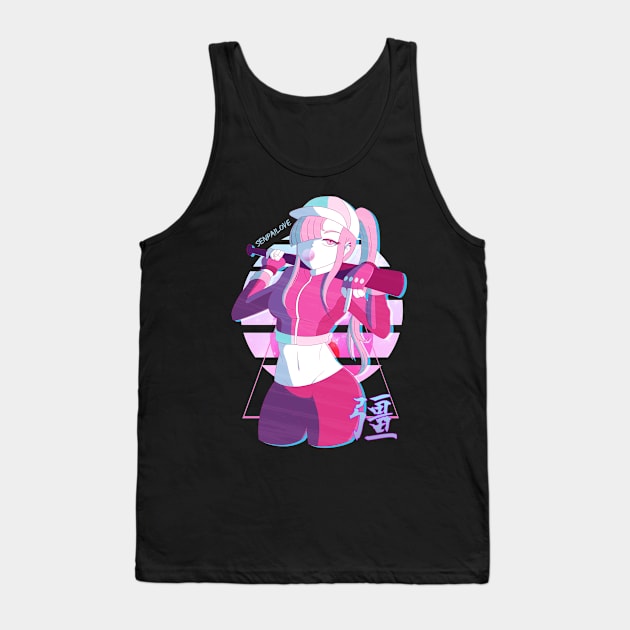 VaporWave - Strength Tank Top by SenpaiLove